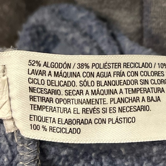 Wild Fable Blue Grey Tie Dye Fleece Crewneck Pullover Sweatshirt - Picture 6 of 6